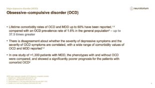 Major Depressive Disorder – Comorbidities – slide 9